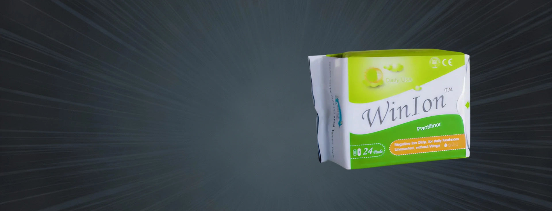 Super Absorbent Sanitary Napkins banner